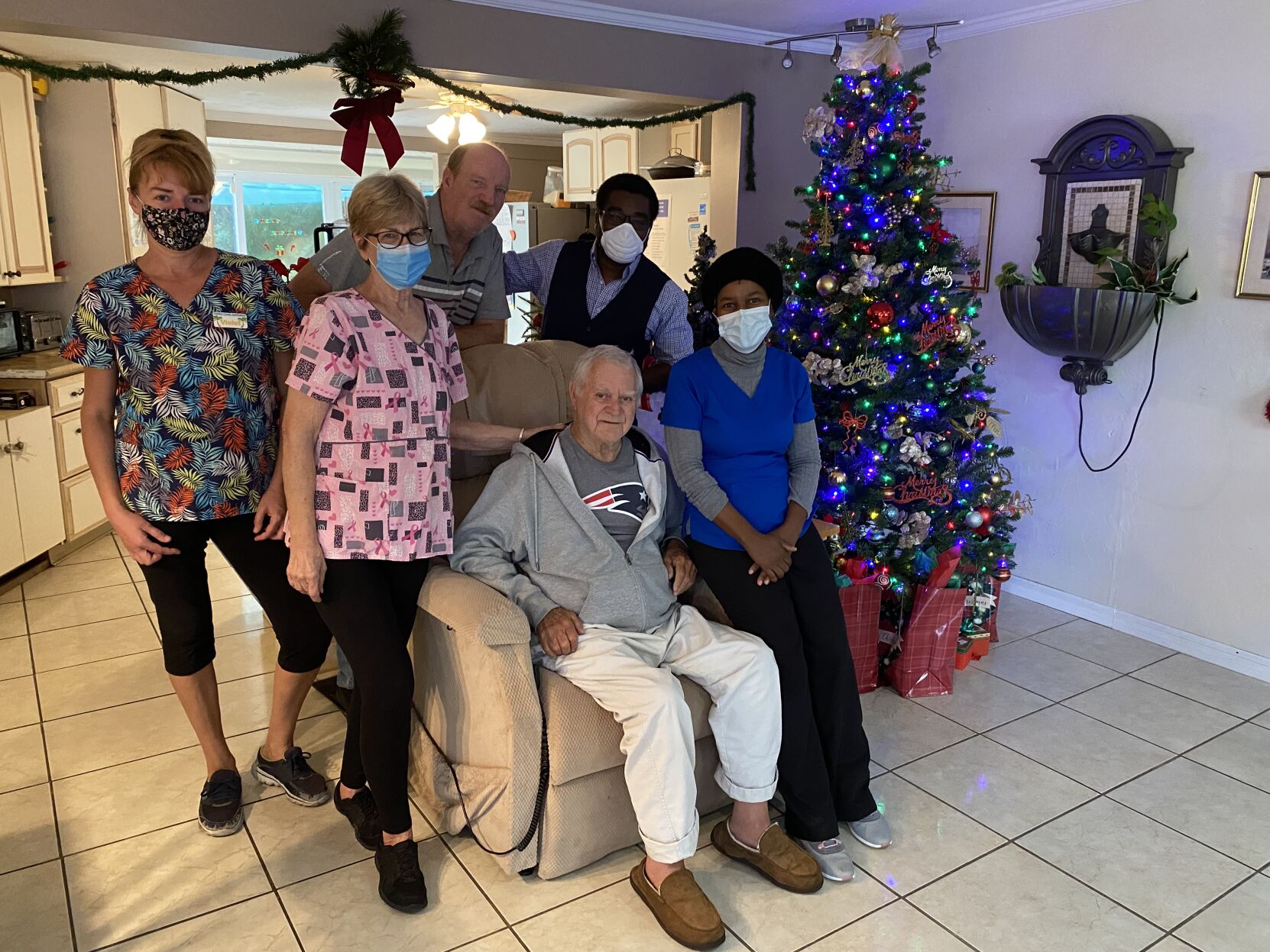 Home Care Gardens staff and residents